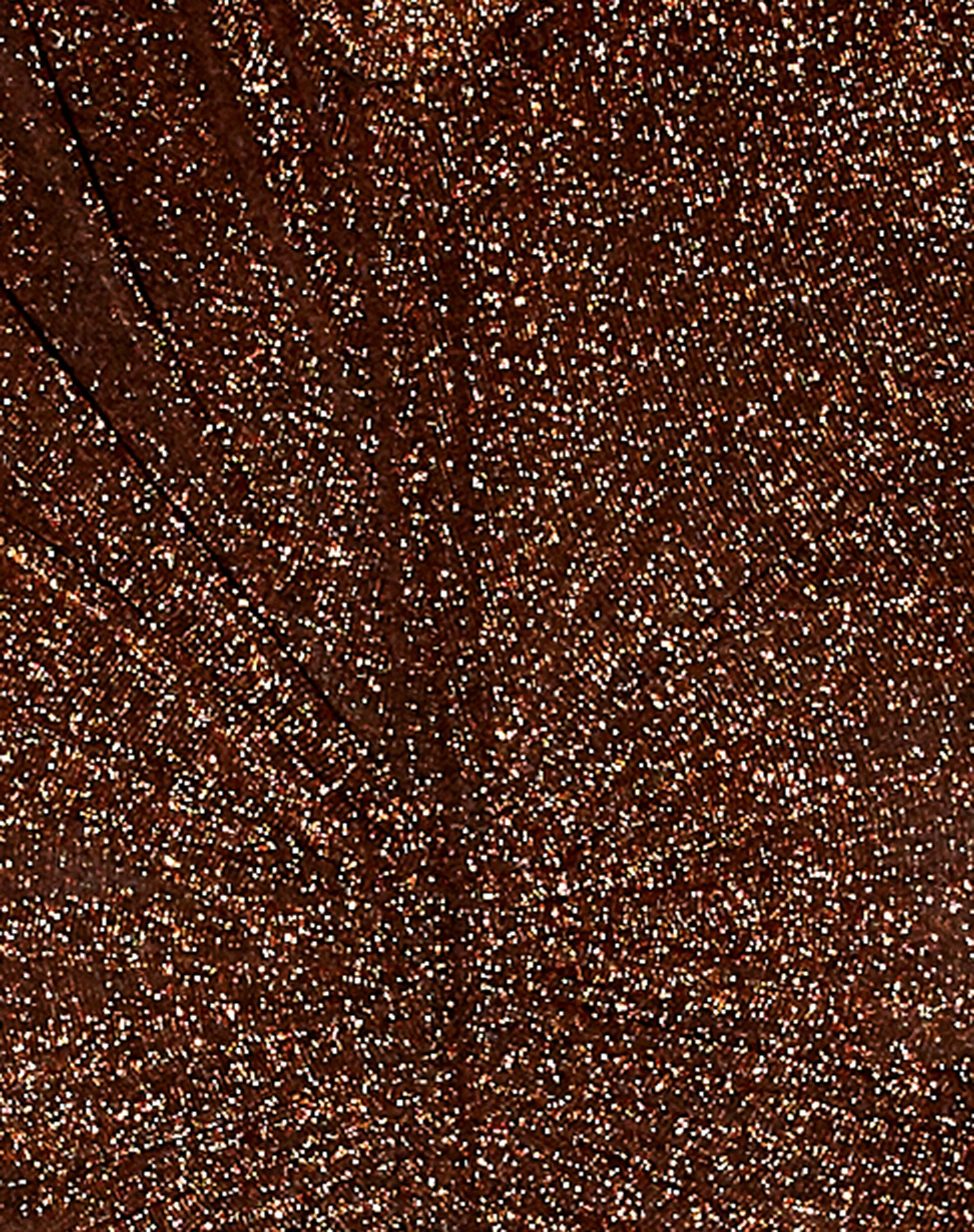Sauja Crop Top in Glitter Lurex Bronze - Image 7