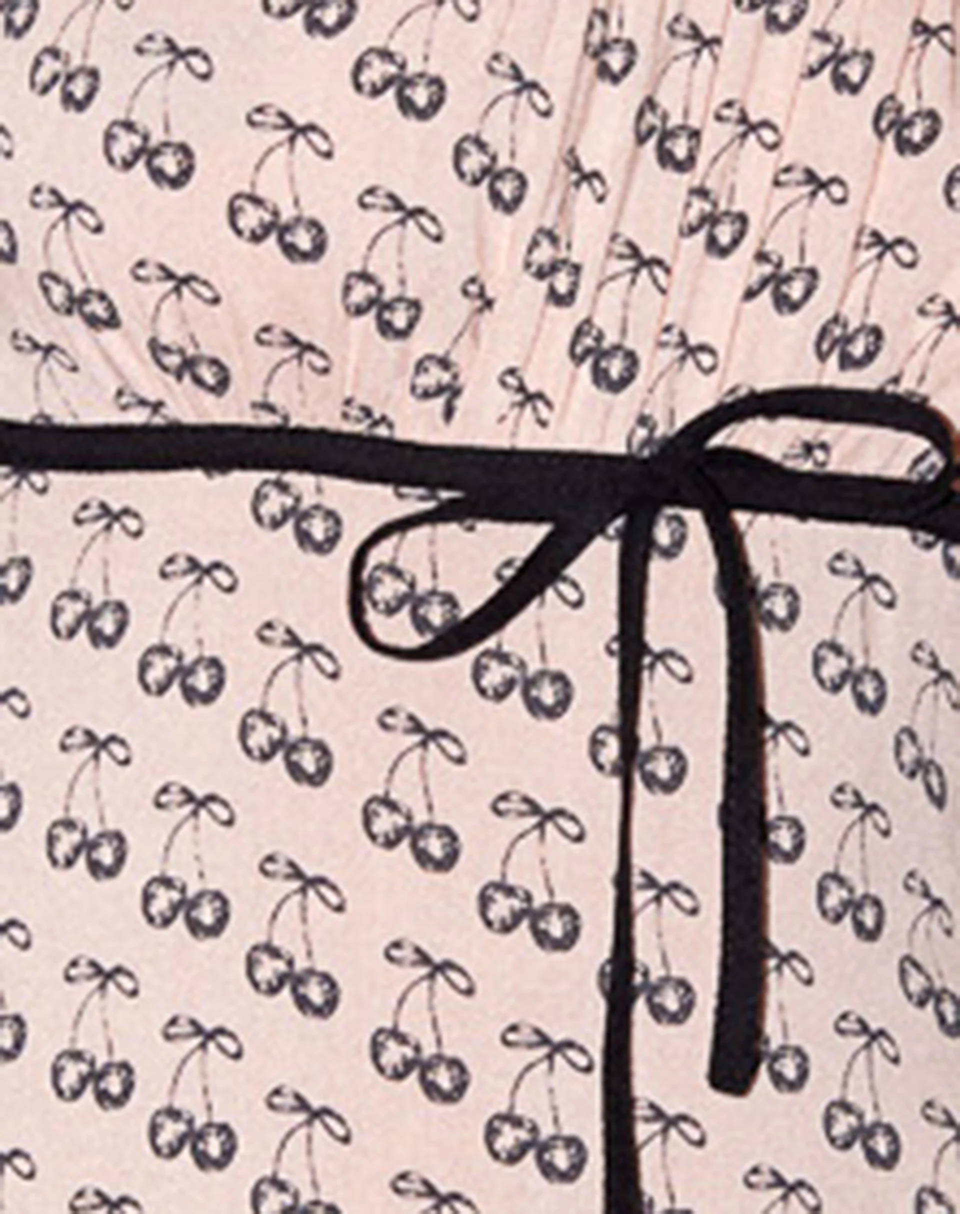 Savio Mini Dress in Cherry Pink Sketch Print - Image 5