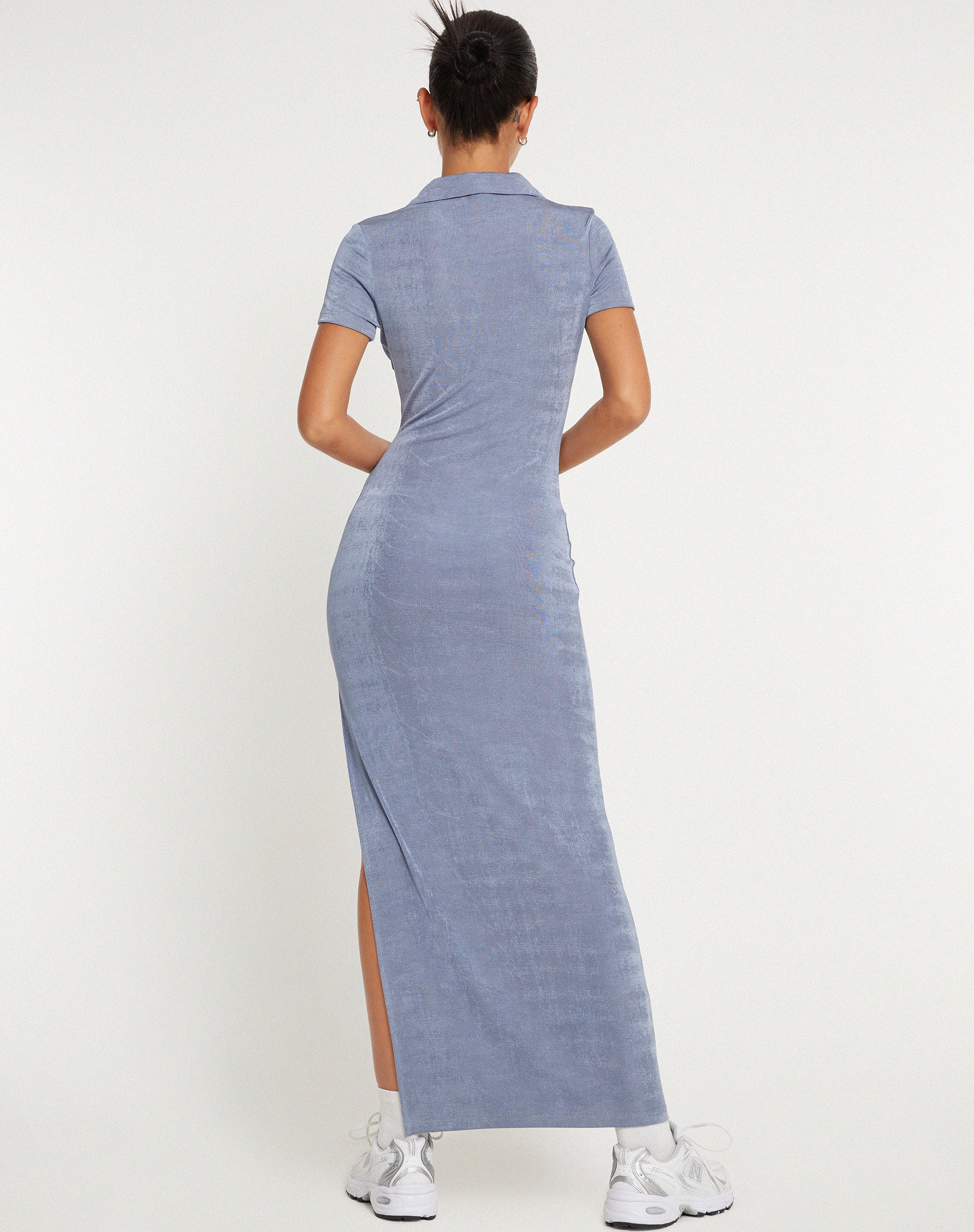 Savita Maxi Dress in Slate - Image 2