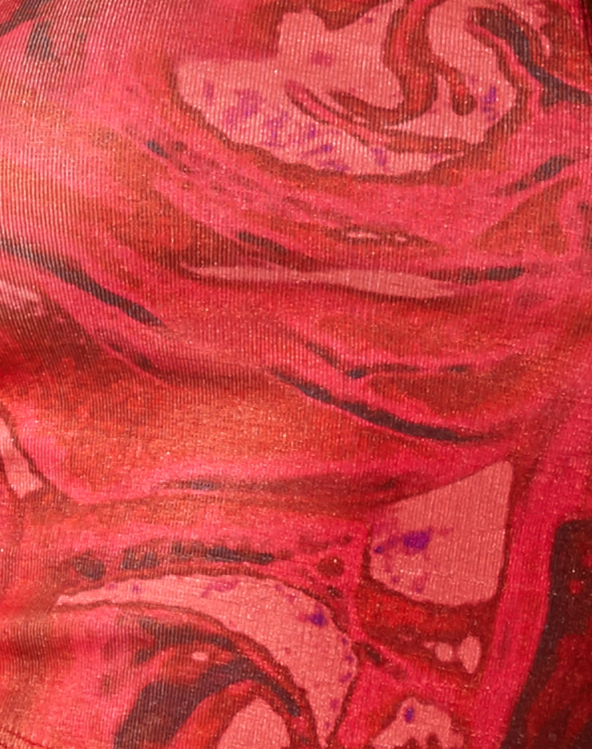 Sayunda Bandeau Top in Rose Petal Red - Image 7