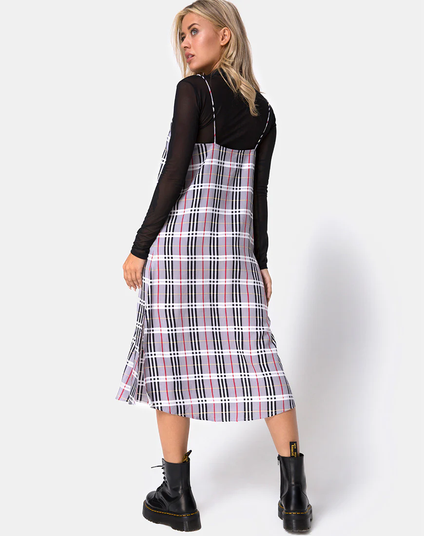 Seama Dress in Heritage Check - Image 4
