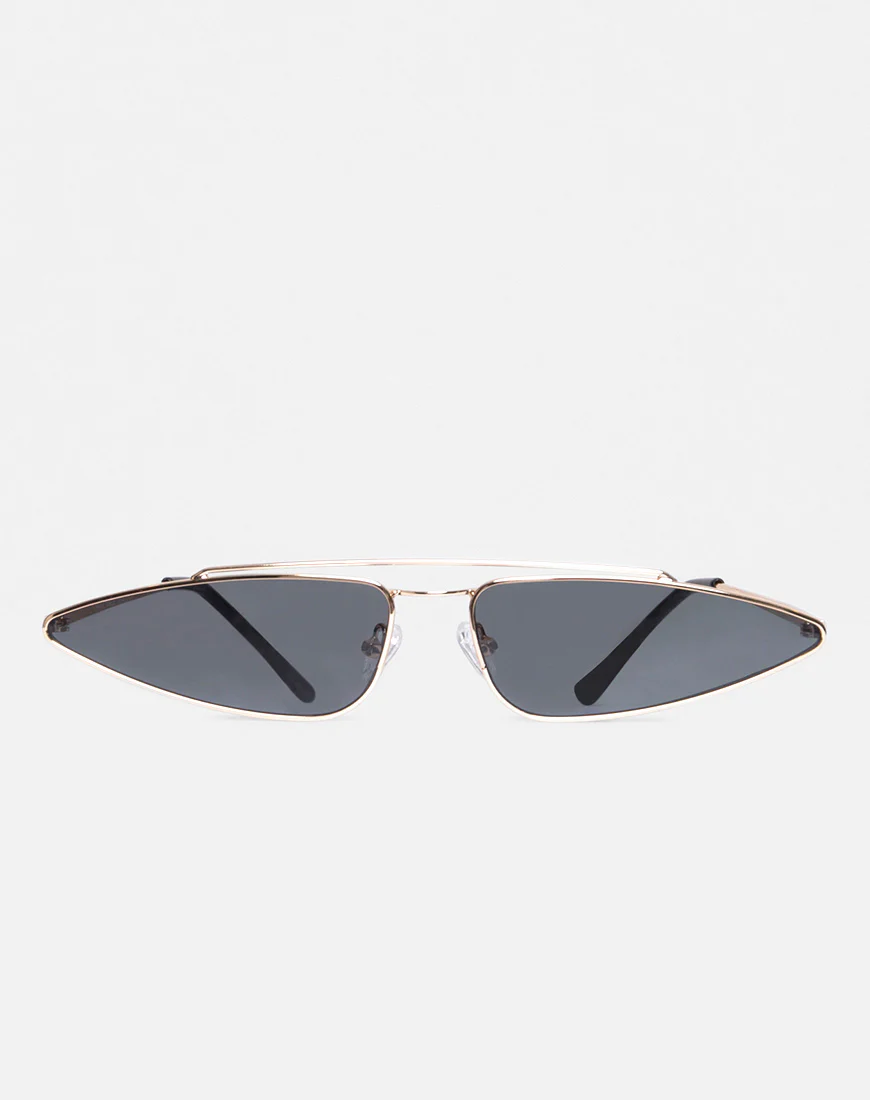 Selena Sunglasses in Gold - Image 3