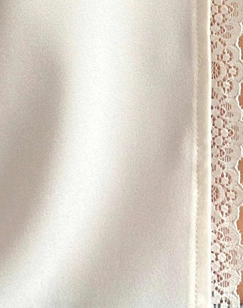 Selene Top in Satin Ivory - Image 5