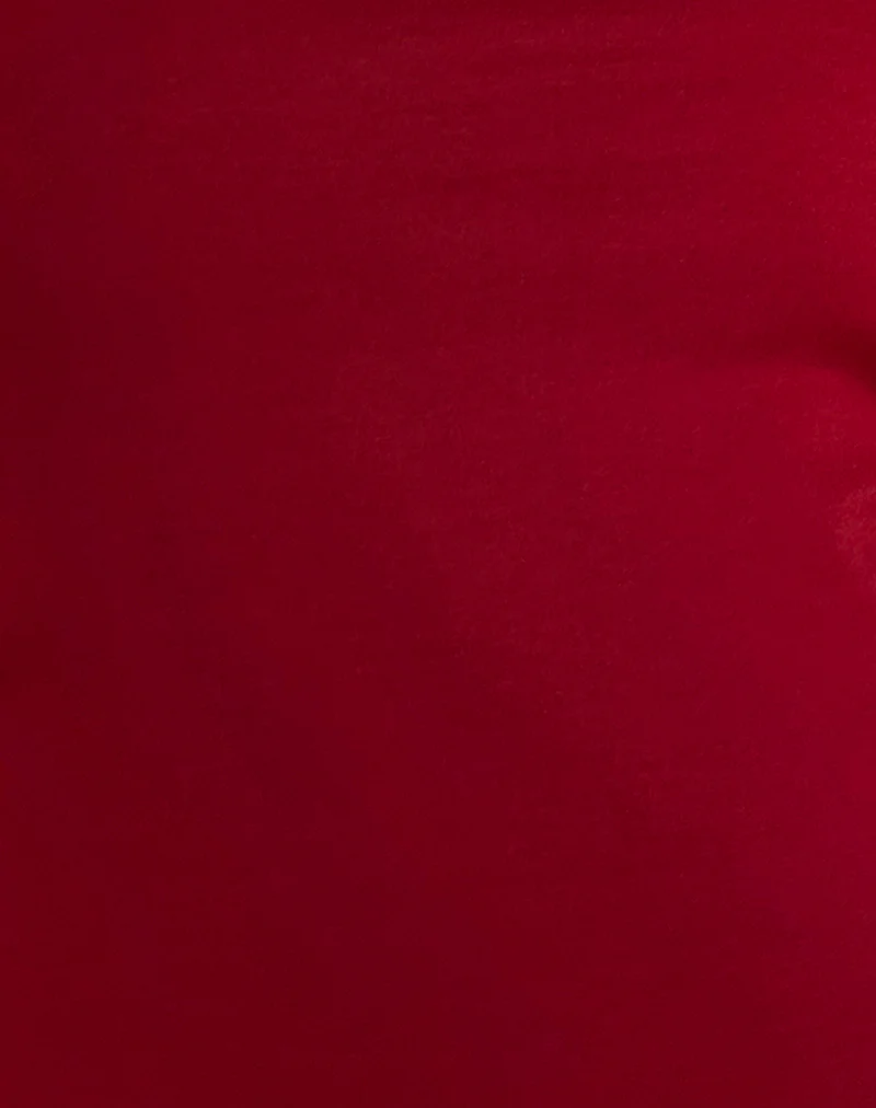 Shaelo Bandeau Top in Adrenaline Red - Image 6
