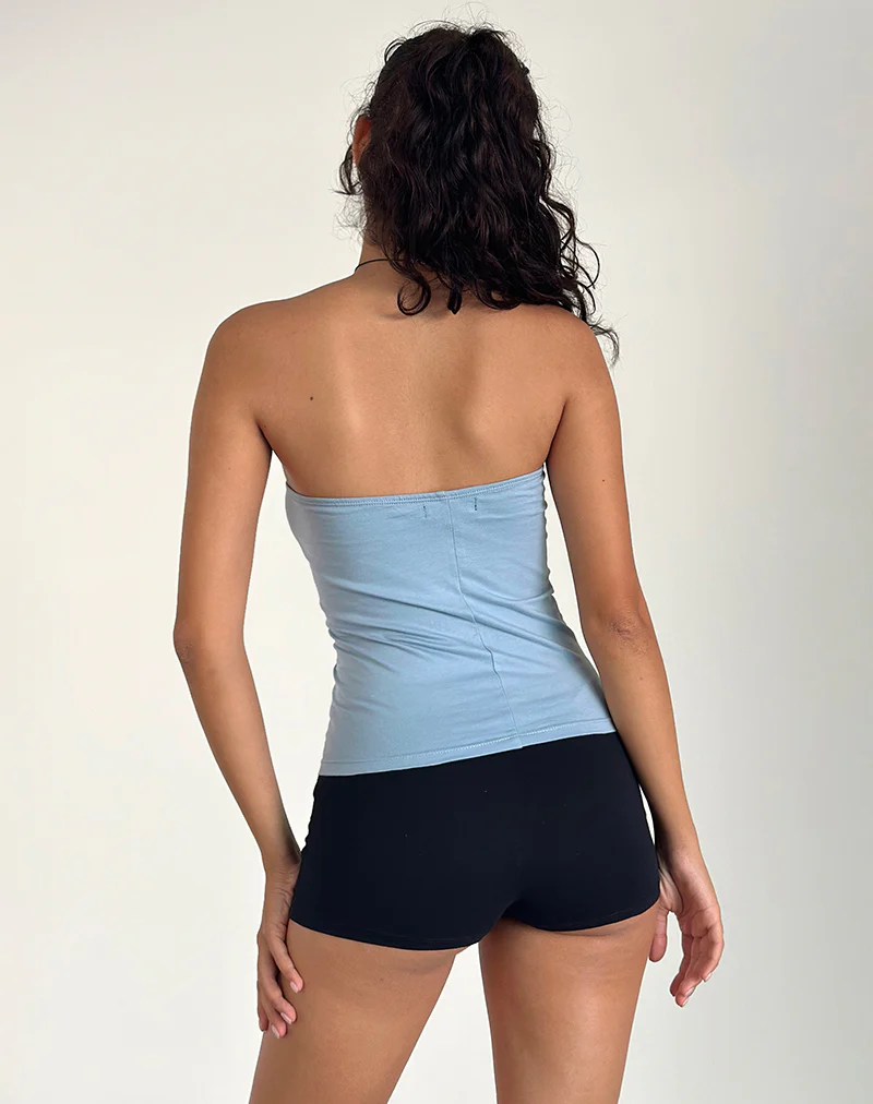 Shaelo Bandeau Top in Nantucket Blue - Image 3
