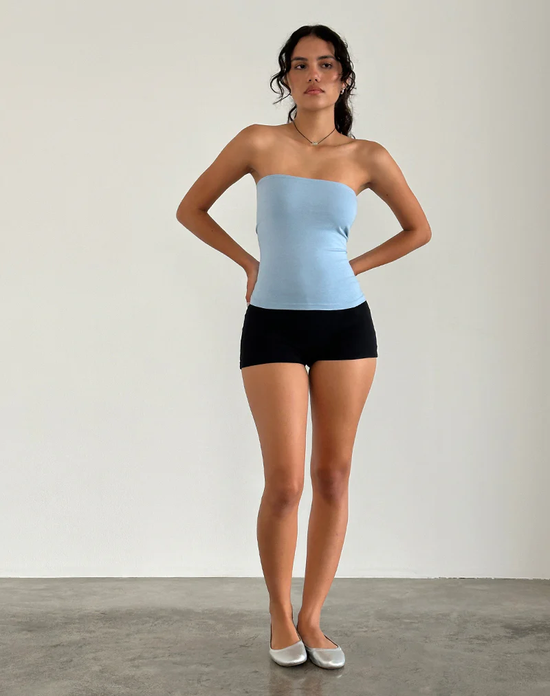 Shaelo Bandeau Top in Nantucket Blue - Image 5