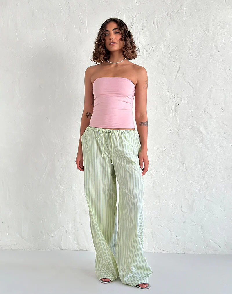 Shaelo Bandeau Top in Pink Lady - Image 2