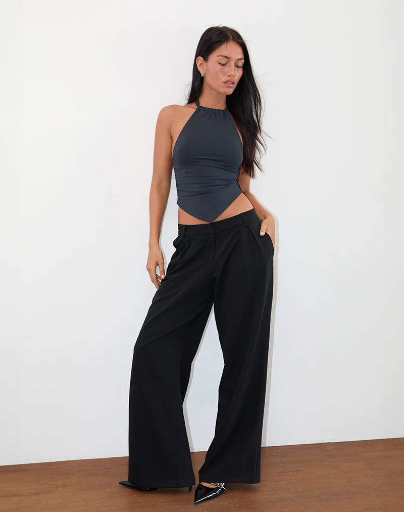 Shalas Halter Top in Jersey Ocean Storm - Image 3