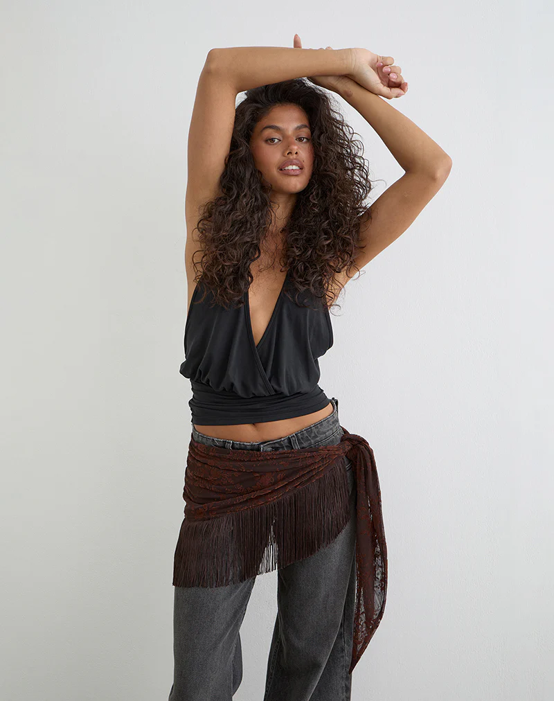 Shantari Sarong in Fine Leaf Flower Ganache - Image 3