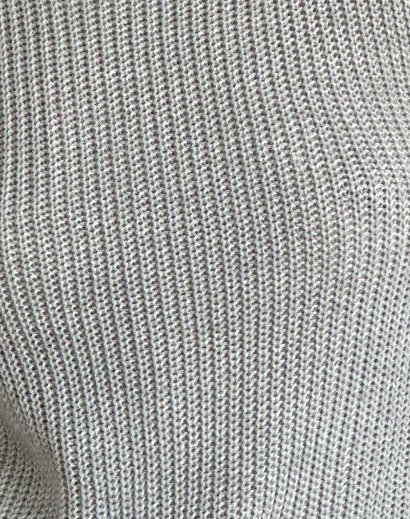 Shartina Tank Top in Grey Knit - Image 5