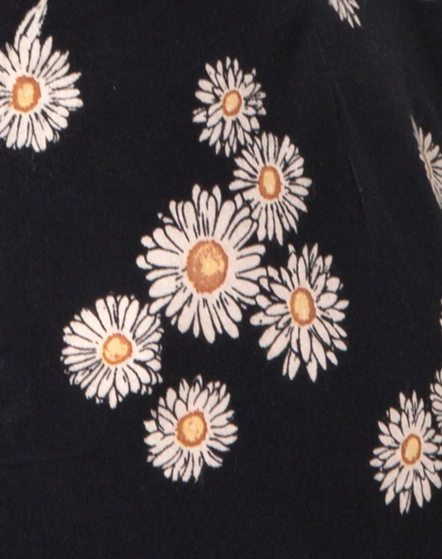 Shayk Maxi Skirt in Grunge Daisy Floral - Image 5