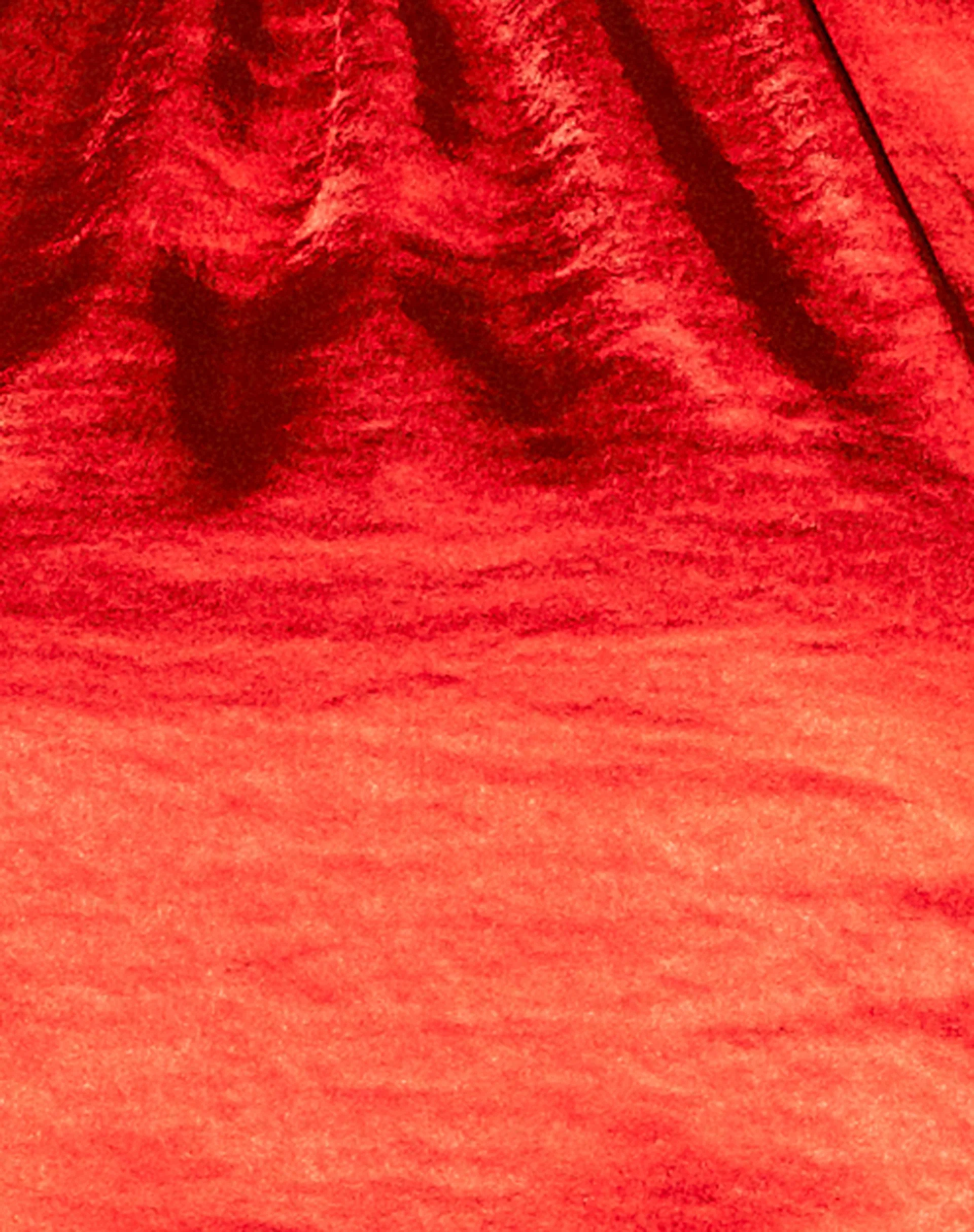 Shenka Mini Skirt in Satin Red - Image 5