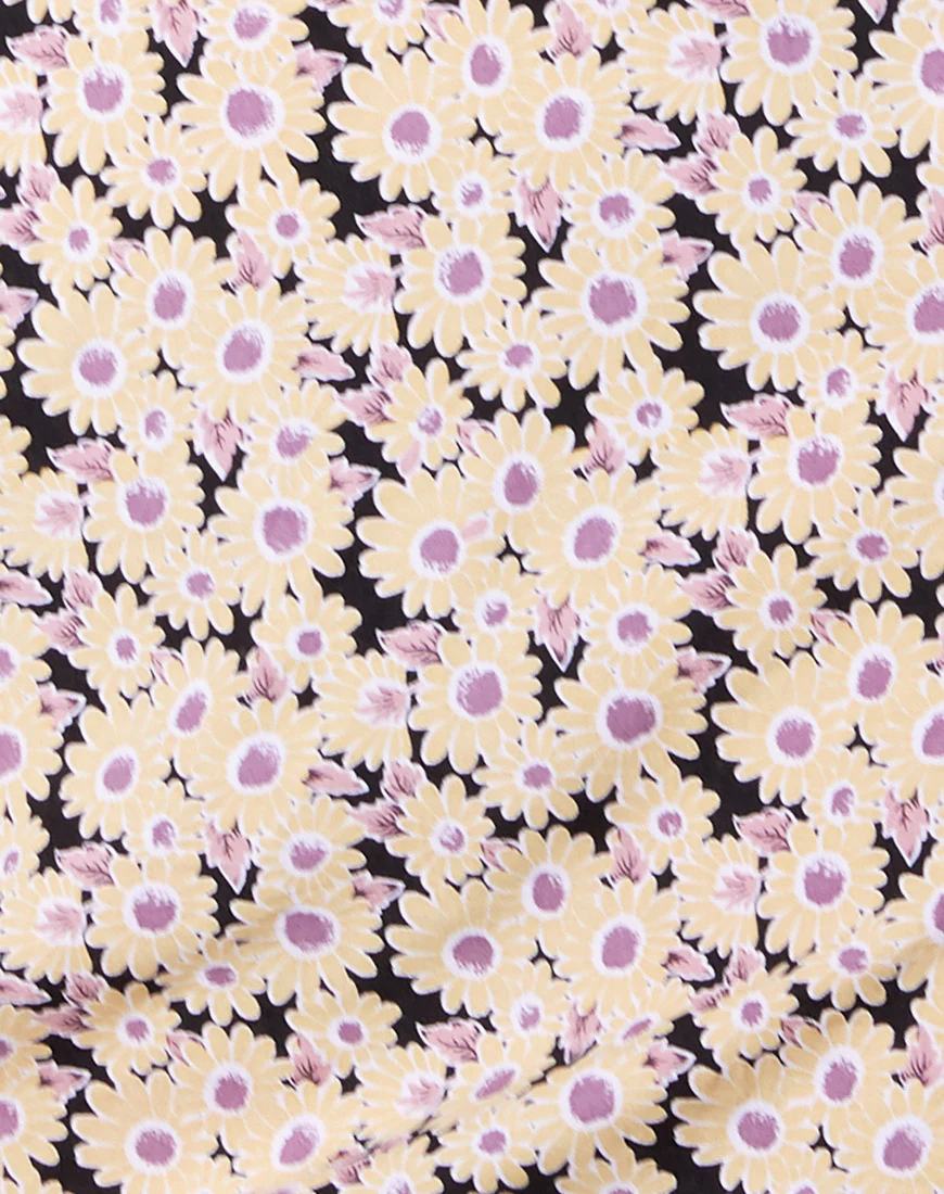 Sheny Mini Skirt in Daisy Day Cream - Image 5