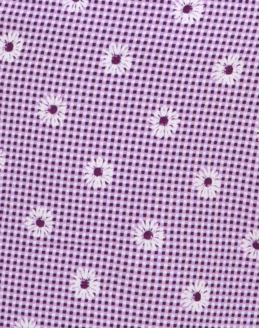 Sheny Mini Skirt in Daisy Field Lavender - Image 5