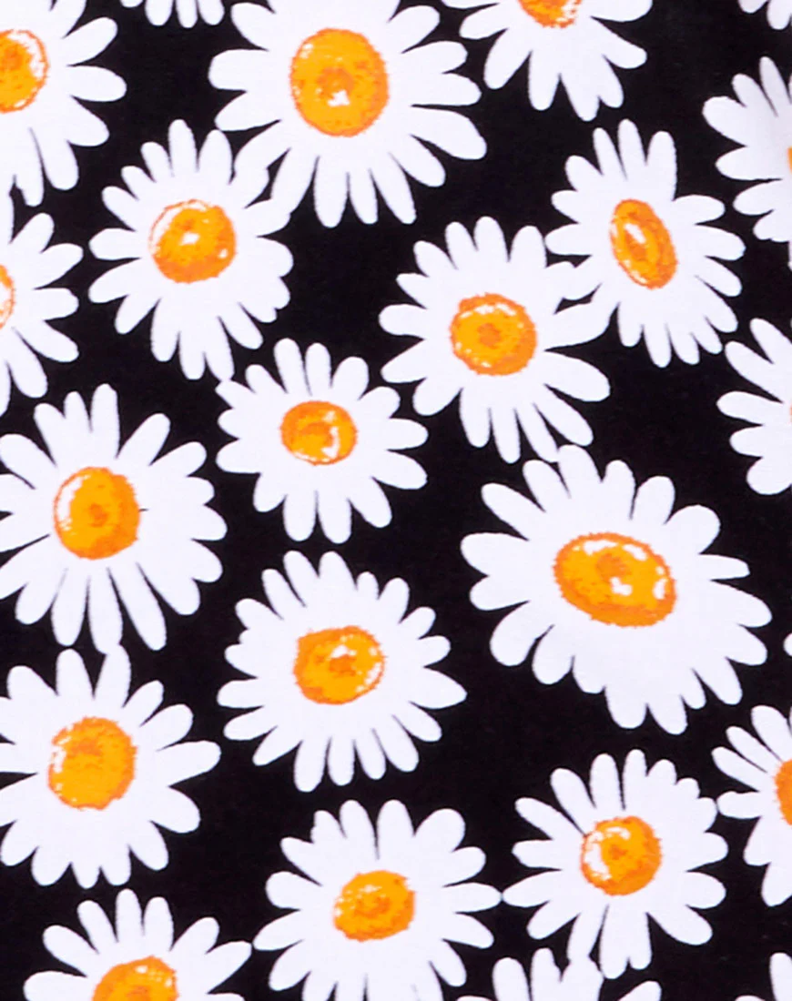 Sheny Skirt in Daisy Love Black - Image 5