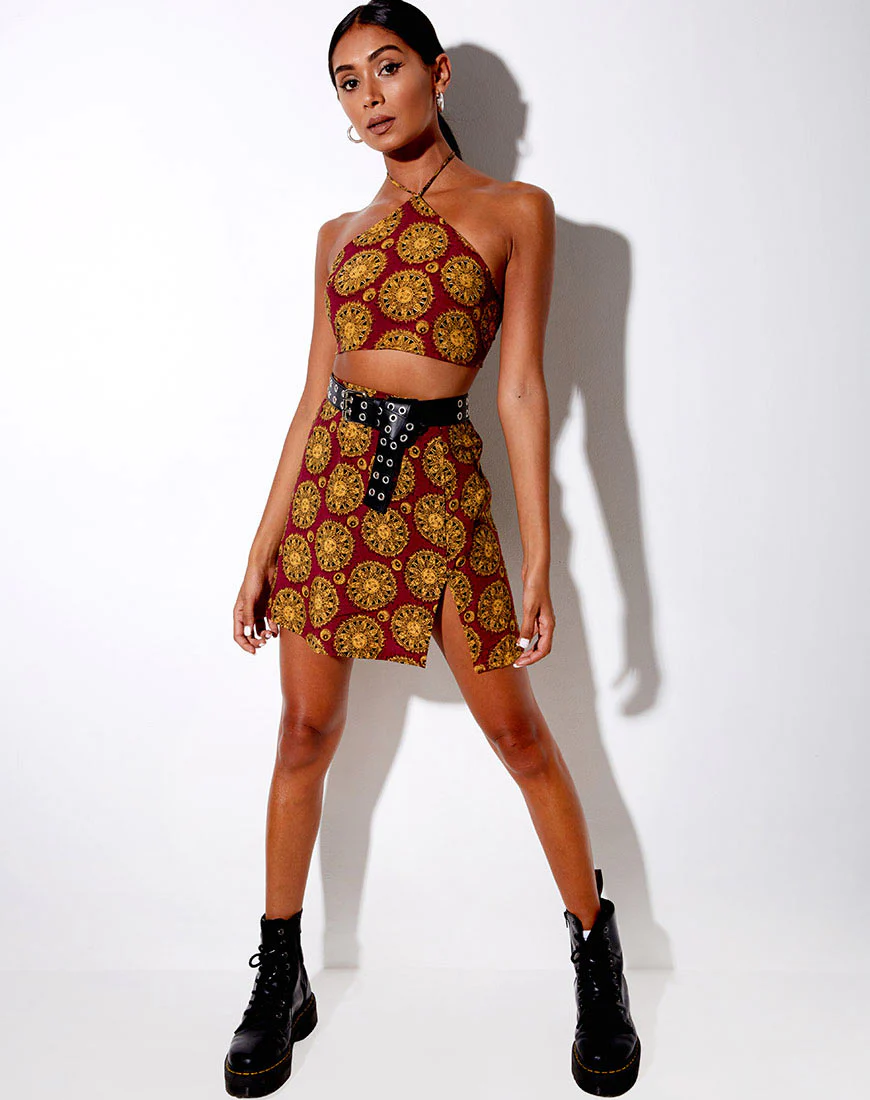 Sheny Mini Skirt in Sundial - Image 6
