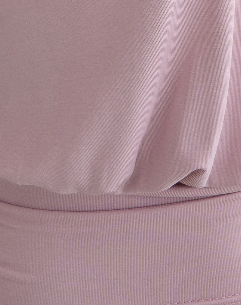 Sherlyn Halter Top in Cupro Pink - Image 7