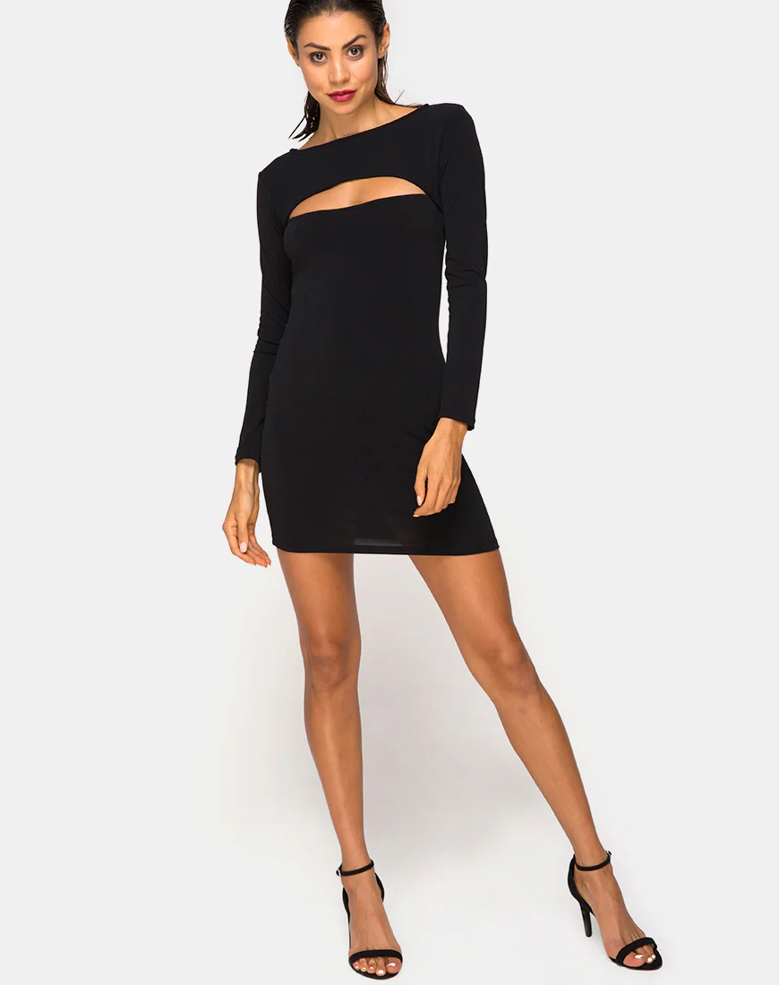 Shimiye Dress in Black - Image 3