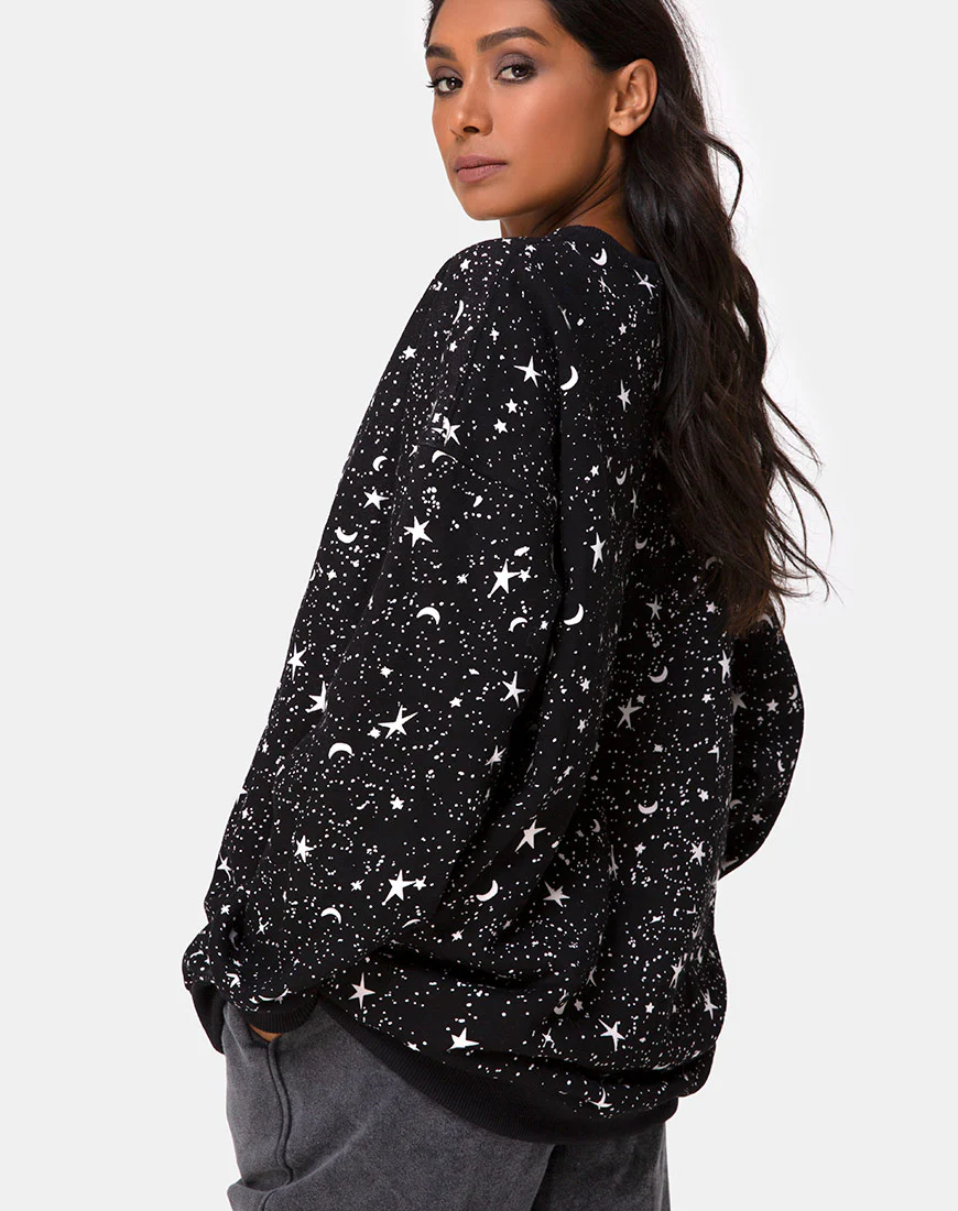 Shine Sweatshirt in Black Cosmos - Image 2
