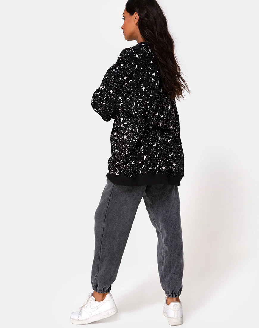Shine Sweatshirt in Black Cosmos - Image 4