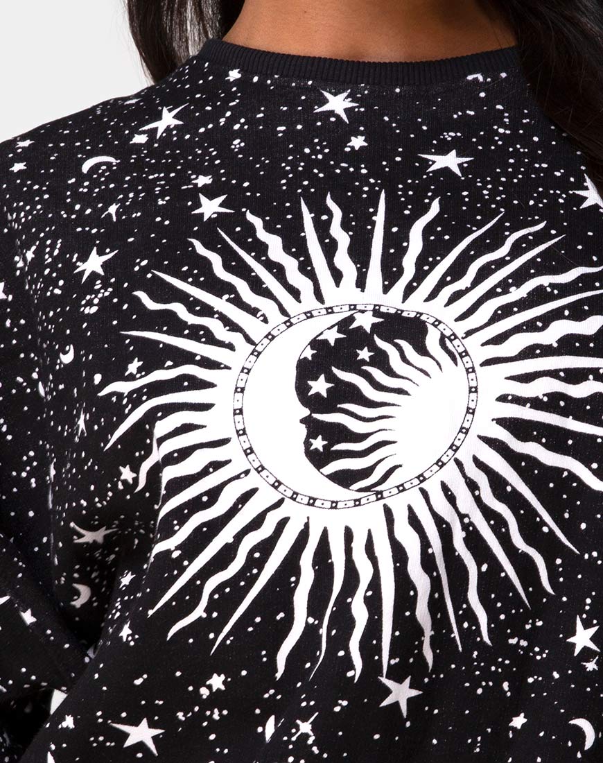 Shine Sweatshirt in Black Cosmos - Image 5
