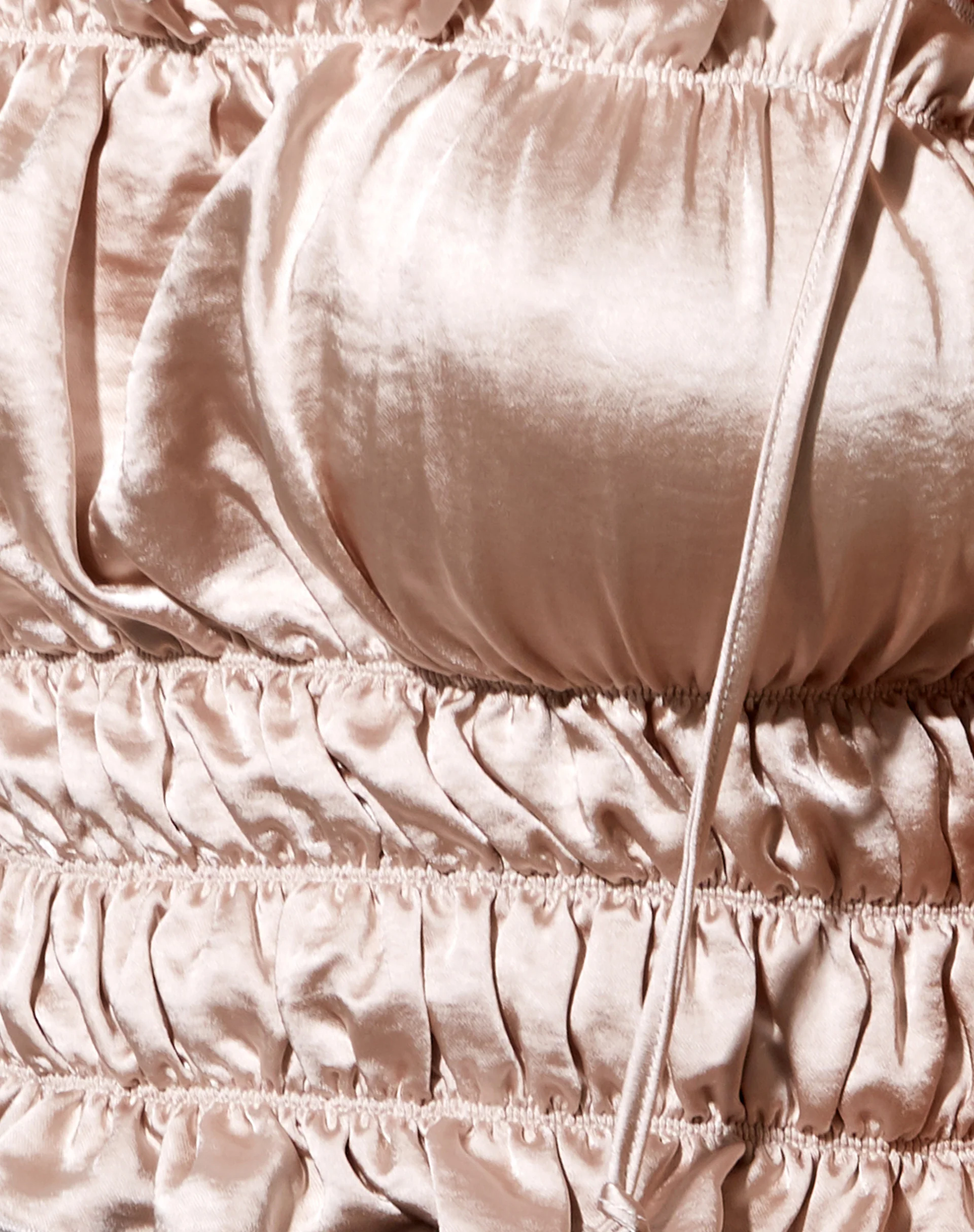 Silvia Cami Top in Satin Champagne - Image 6