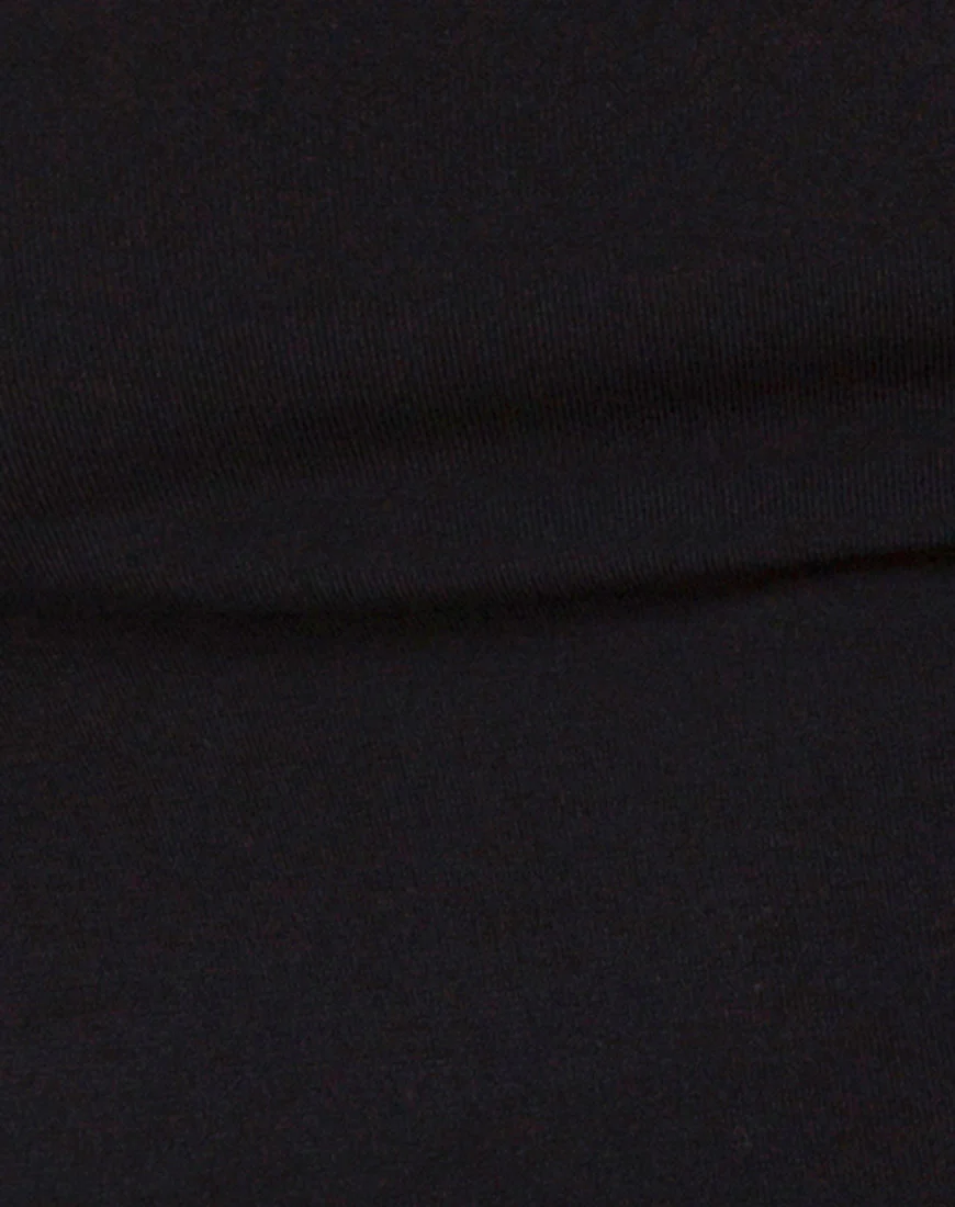 Sinex Crop Top in Black - Image 5