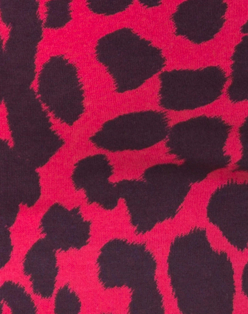 Sinex Top in Oversize Jaguar Red - Image 5