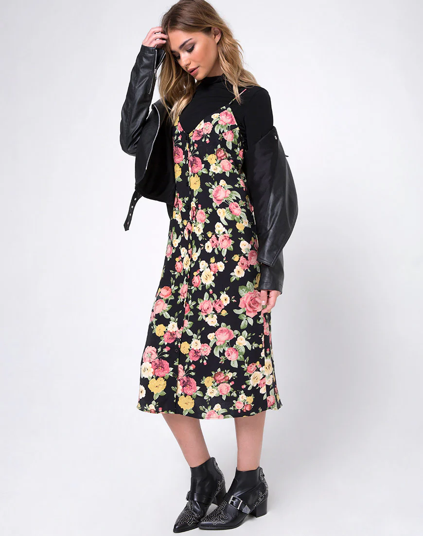 Sini Slip Dress in Vintage Bloom - Image 3