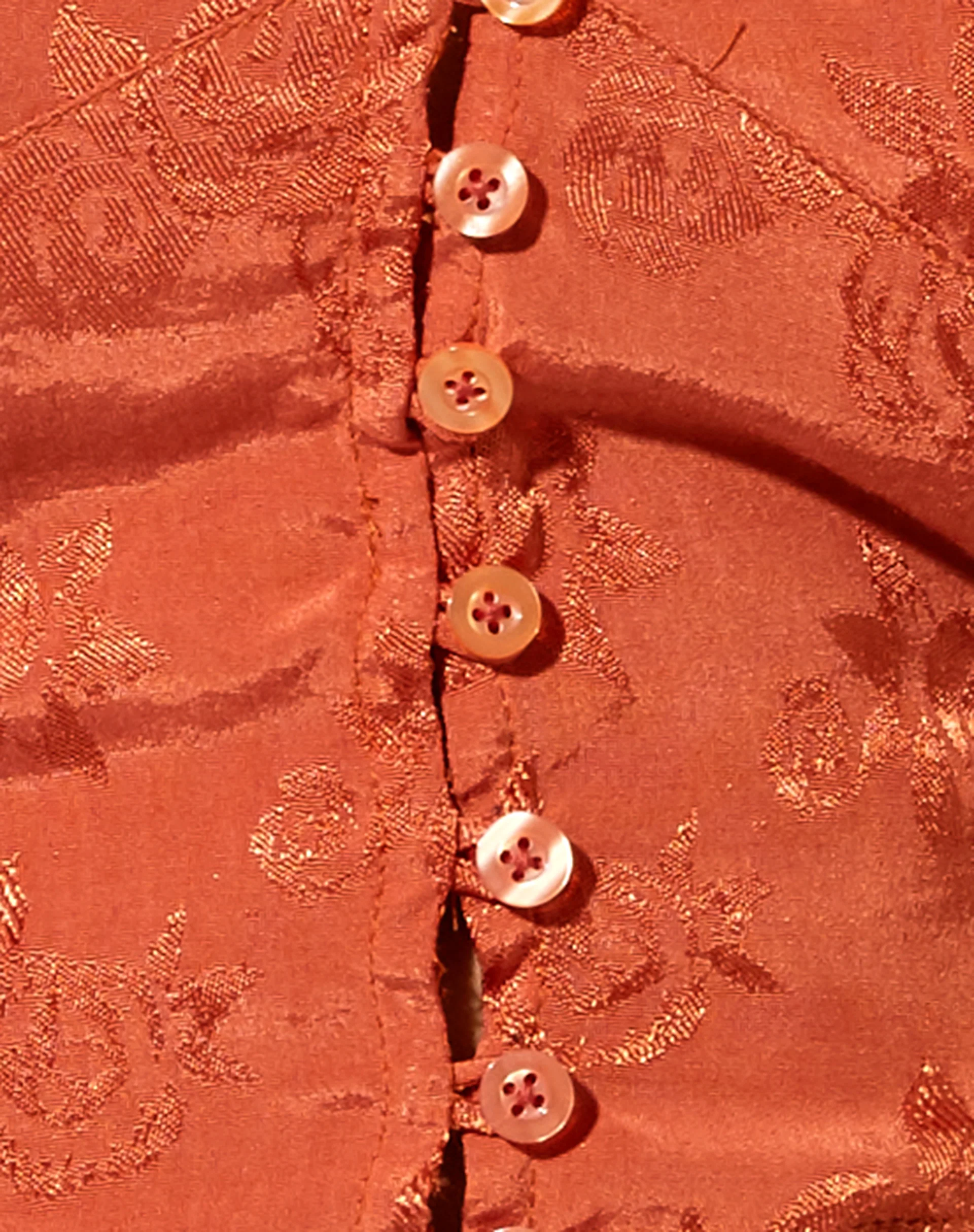 Sipa Crop Top in Satin Rose Copper - Image 5
