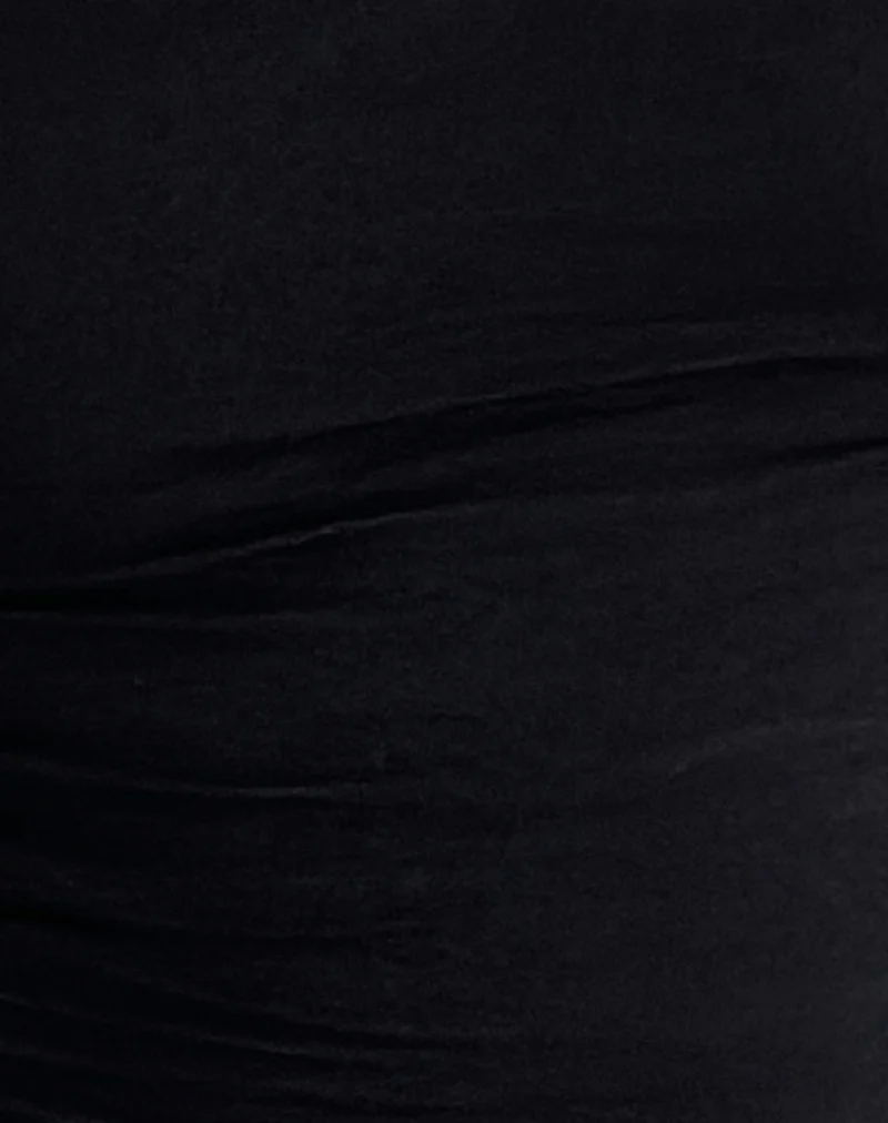 Sipang Tie Back Top in Black - Image 5