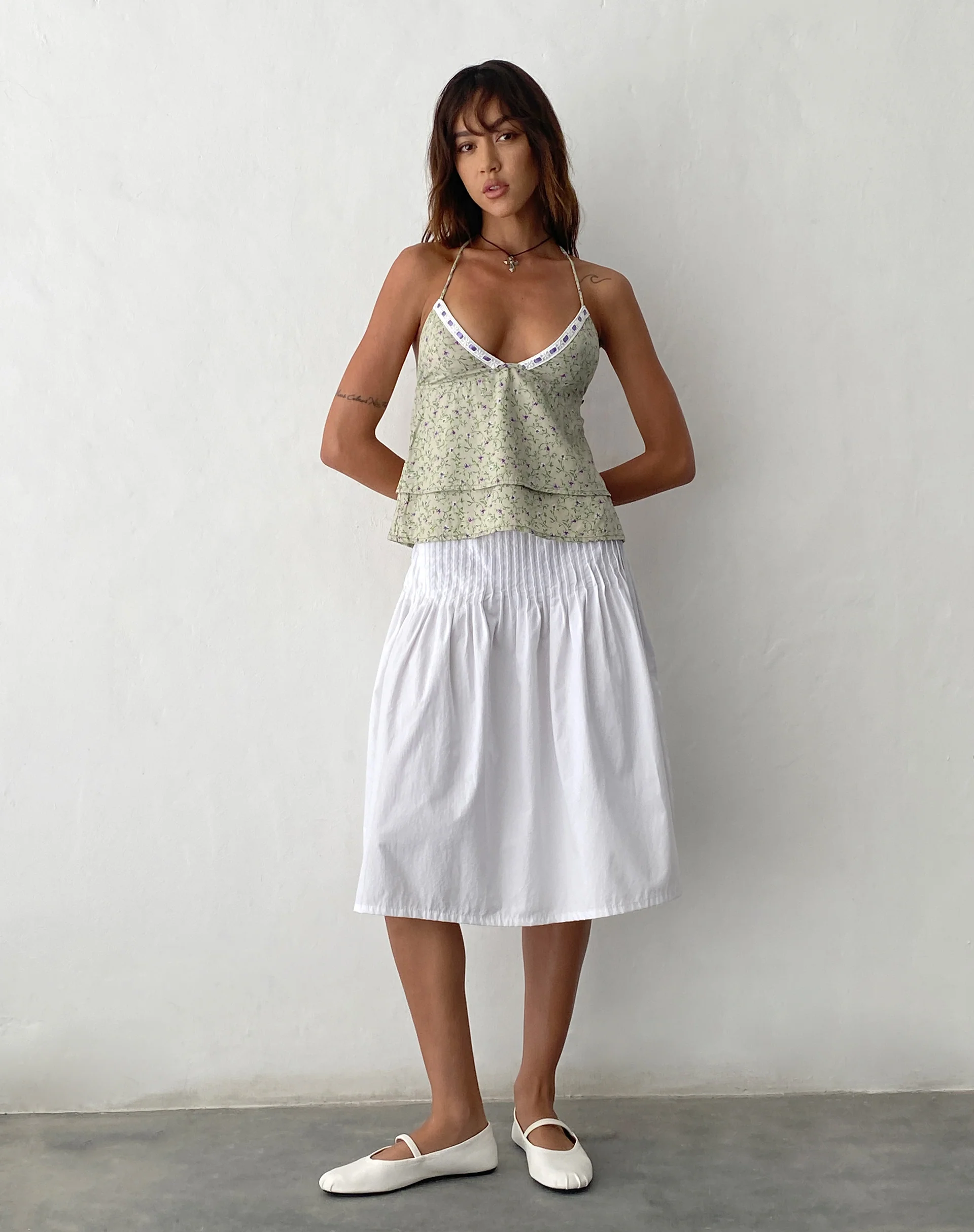 Sisuki Halterneck Top in Parma Violet - Image 4