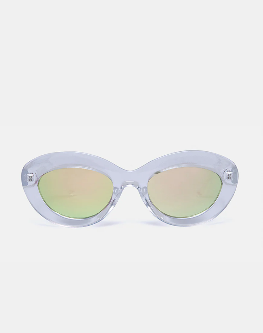 Skye Sunglasses in Clear - Image 2