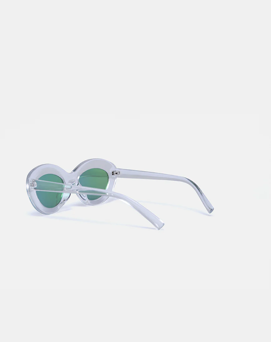 Skye Sunglasses in Clear - Image 3