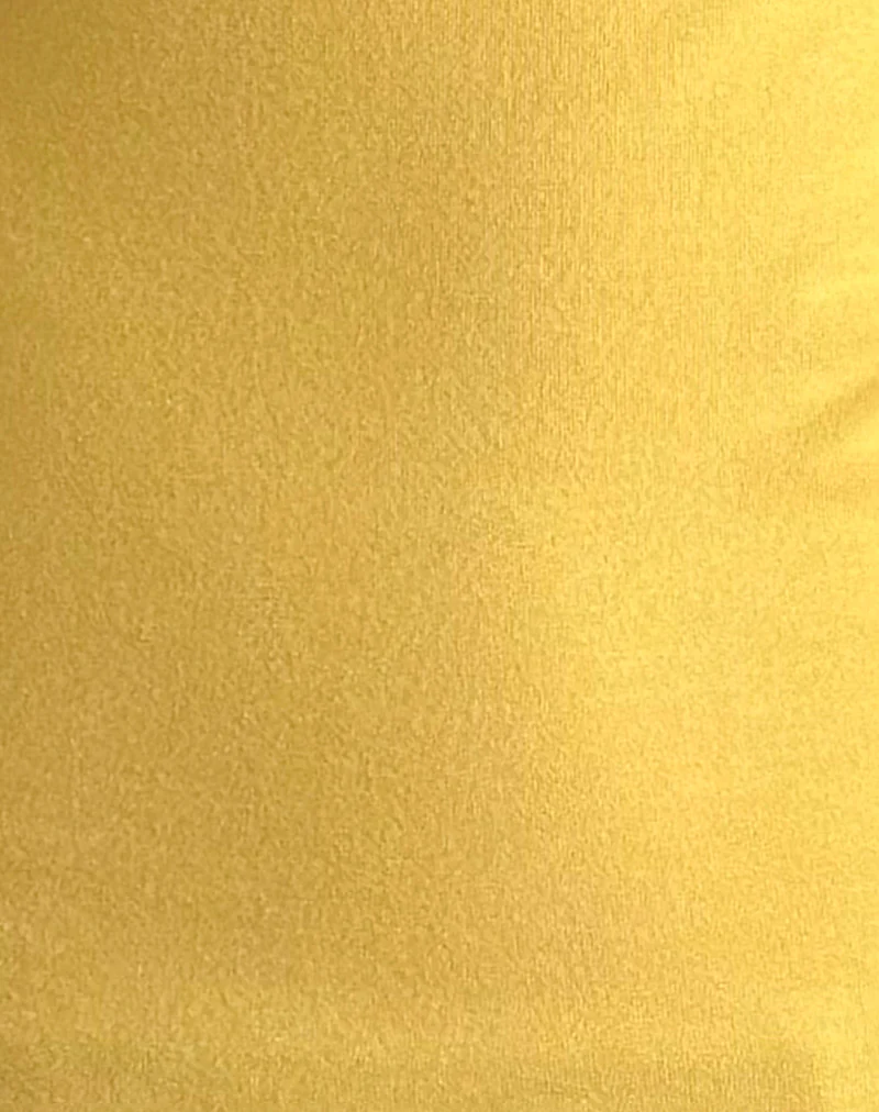 Solani Top in Yellow May with Deep Mahogany Binding - Image 6