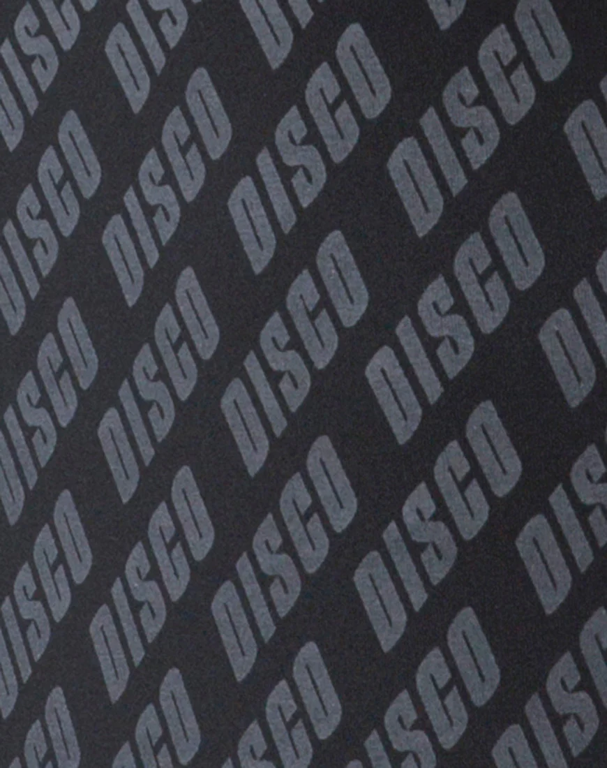 Solemo Bodice in Diagonal Disco Silver - Image 6