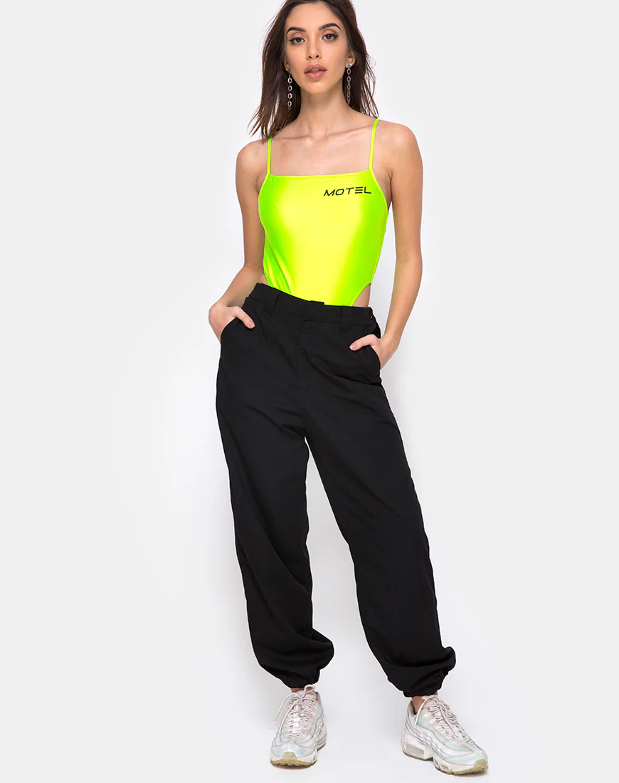 Solemo Bodice in Nylon Green Motel - Image 3