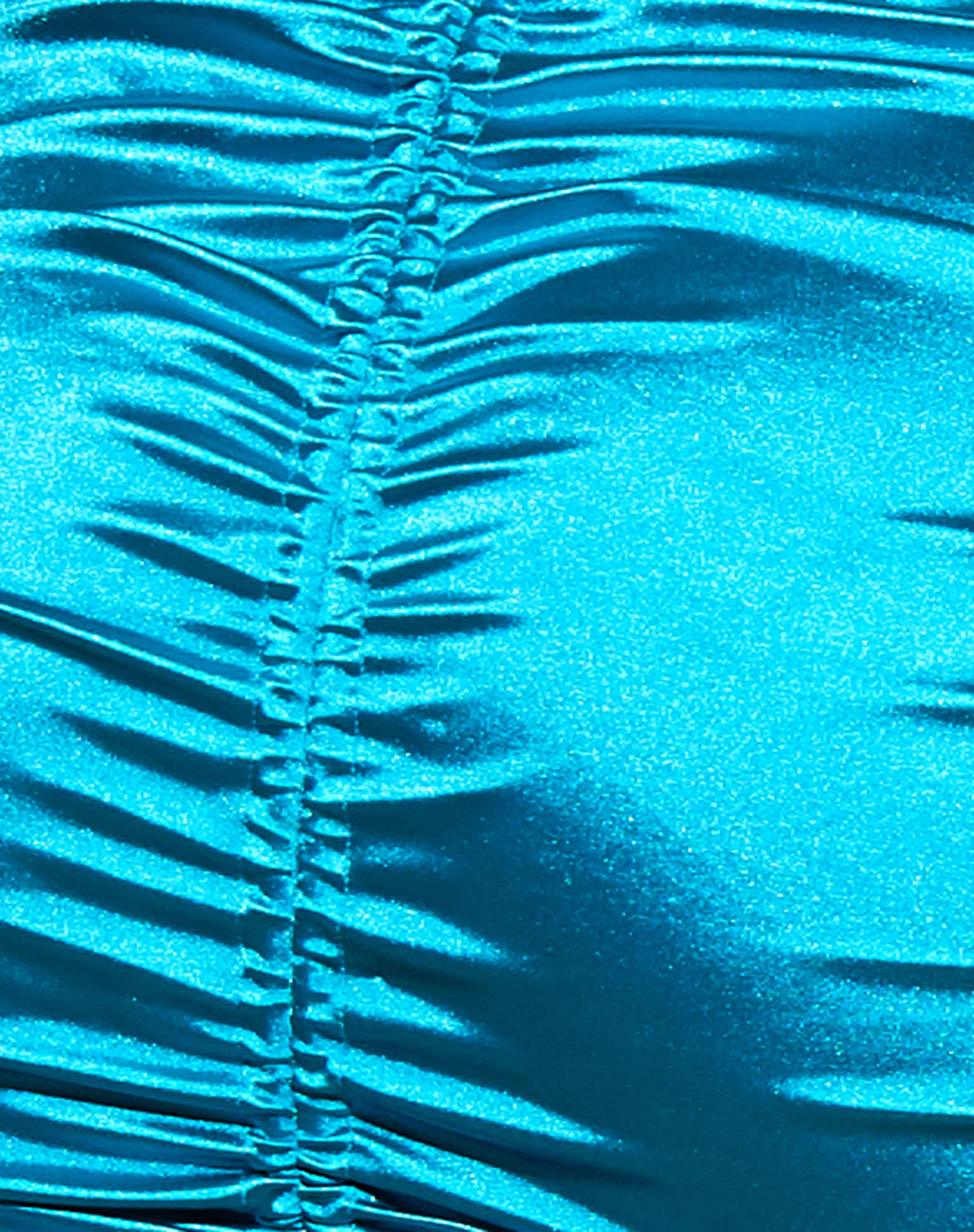 Solena Mini Skirt in Spandex Blue - Image 8