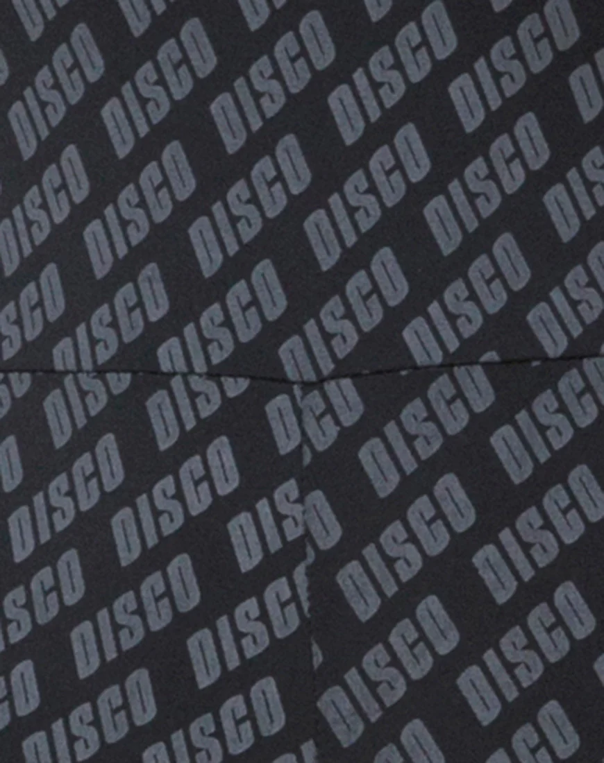 Solita Unitard in Diagonal Disco Silver - Image 5