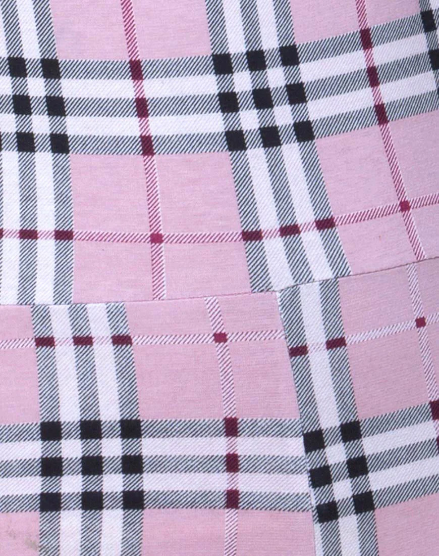 Solita Unitard in Pink Check - Image 5