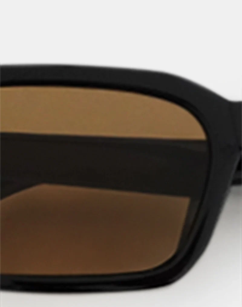 Sorello Sunglasses in Black with Orange Lenses - Image 3