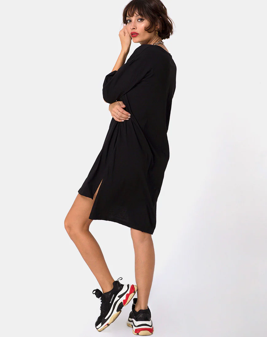 Step Hem 'Art Expression' Oversized T-Shirt Dress - Image 4