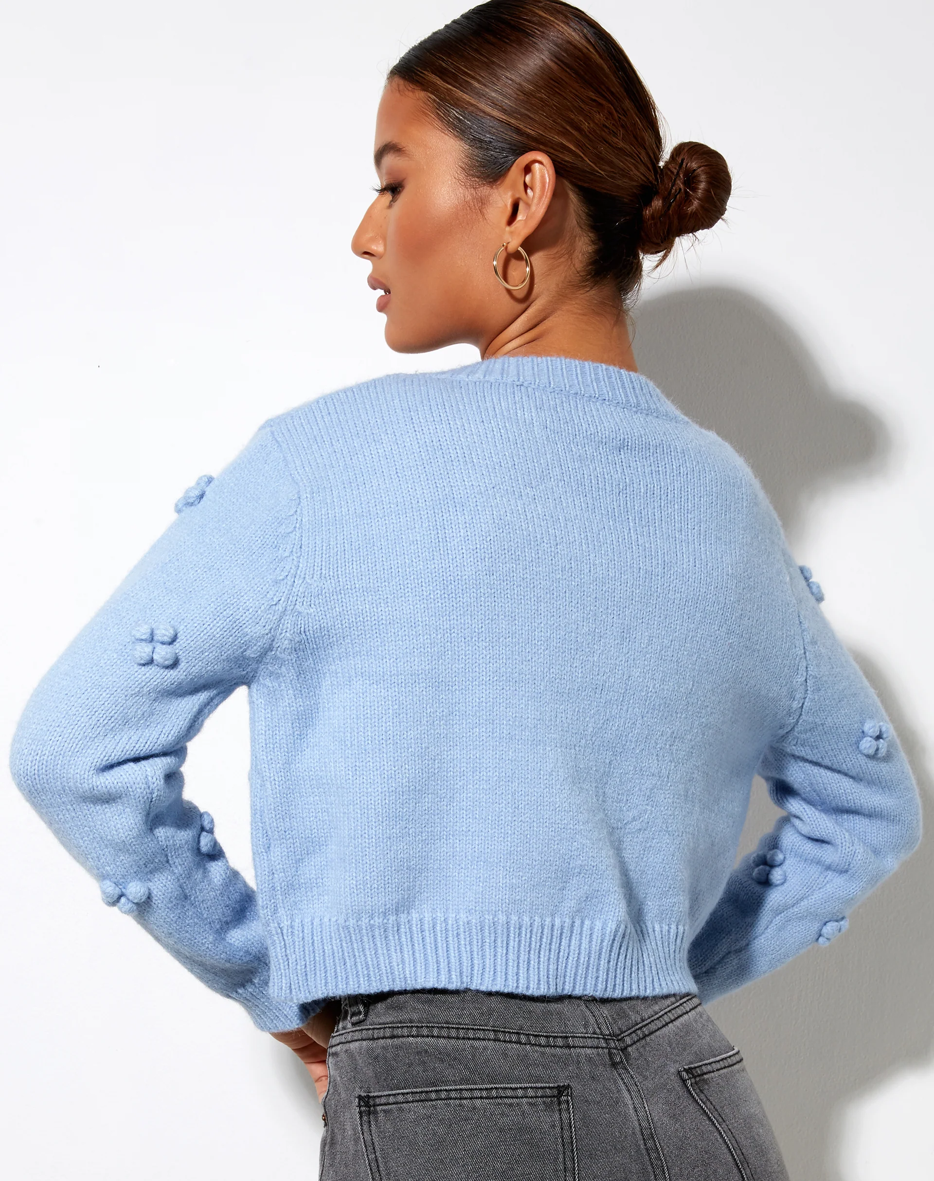 Stevy Cardi in Baby Blue - Image 5