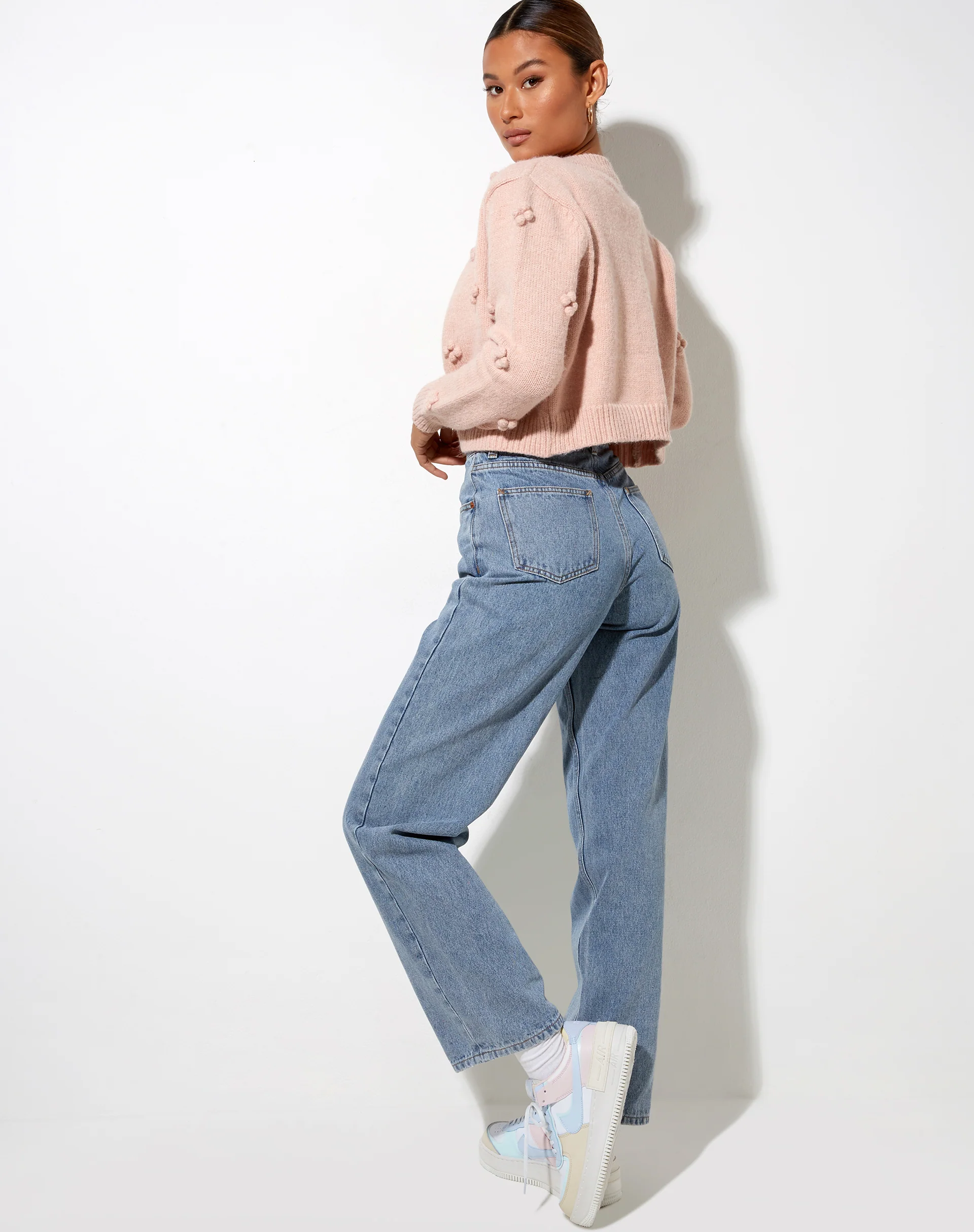 Stevy Cardi in Soft Pink - Image 4