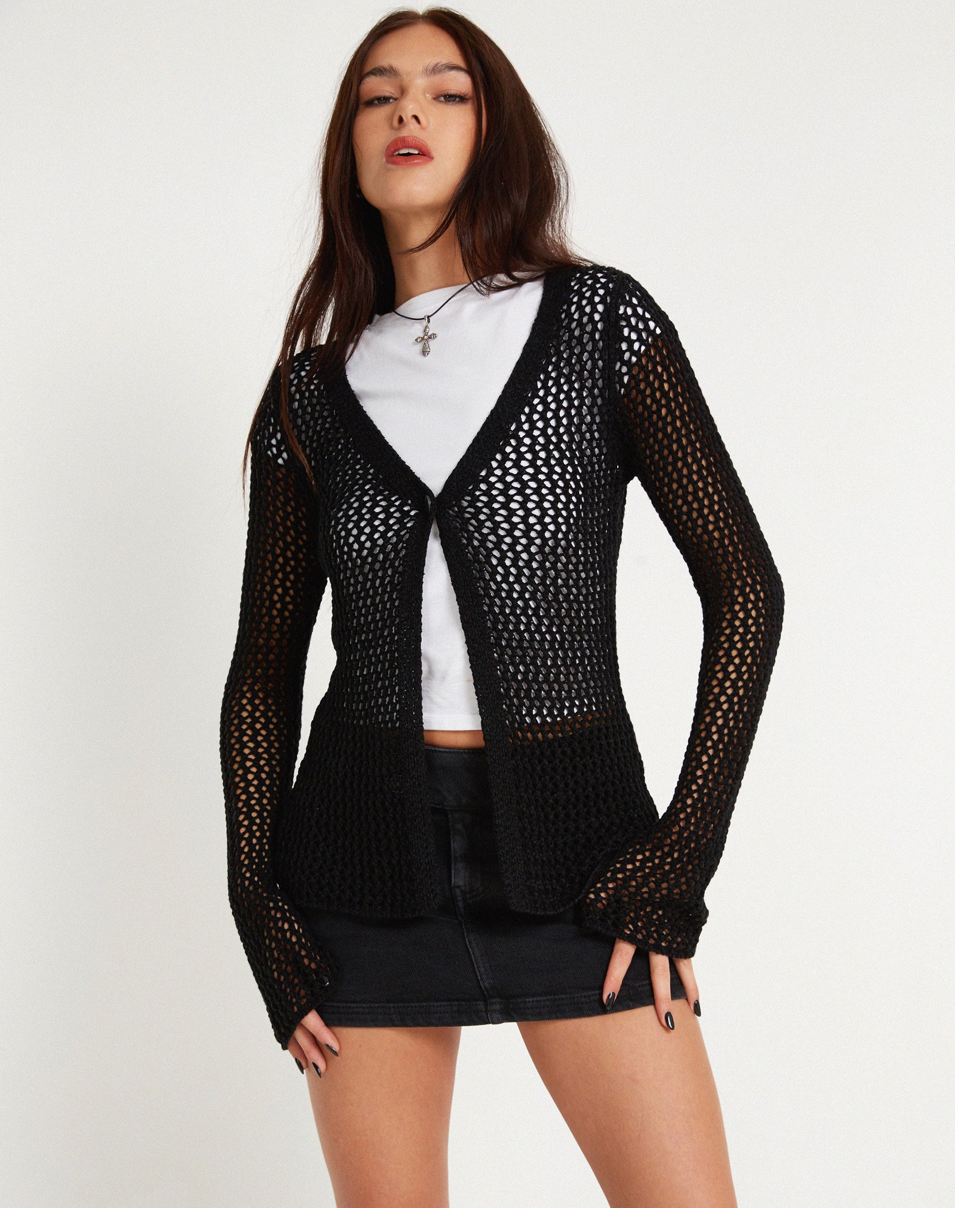 Sukati Cardi in Black - Image 3