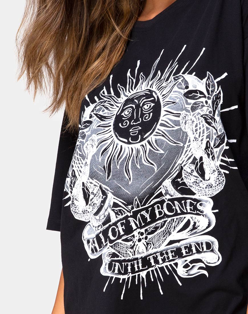 Sunny Kiss Tee in Black All of My bones - Image 6