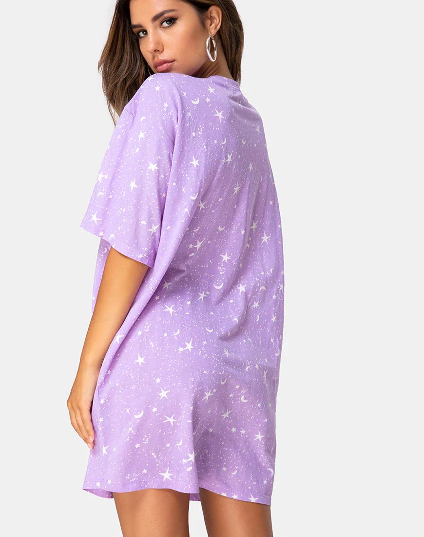 Sunny Kiss Tee in Lilac Cosmo - Image 2