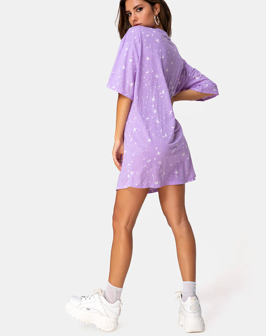 Sunny Kiss Tee in Lilac Cosmo - Image 4