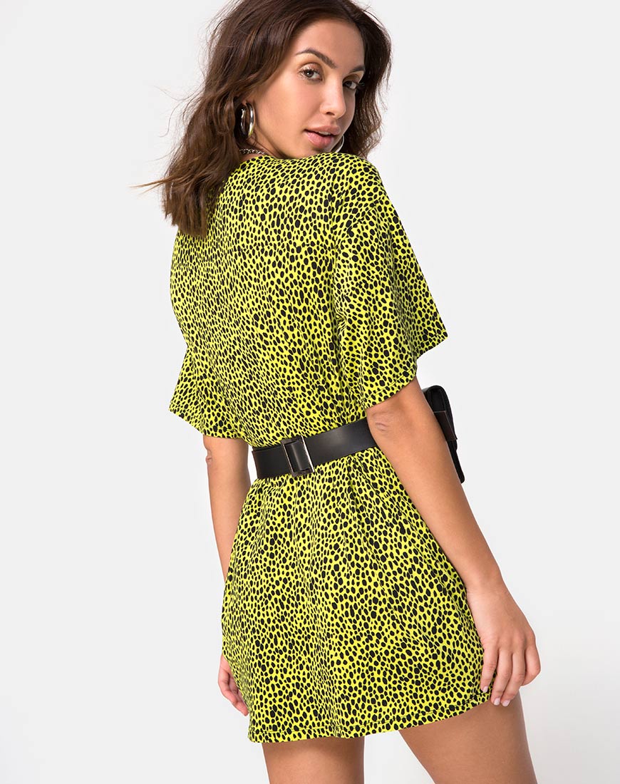 Sunny Kiss Oversize Tee in Wild Cat Yellow  X Princess Polly - Image 3