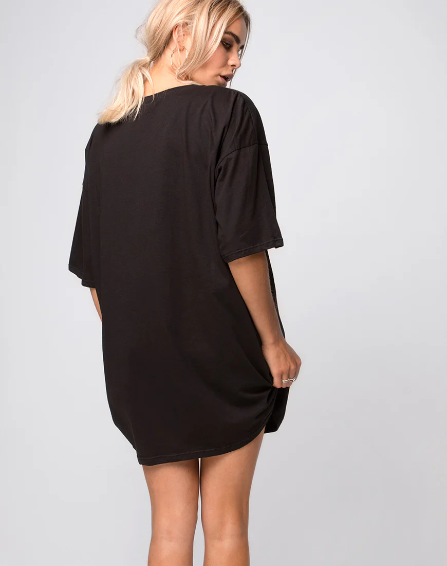 Sunny Kiss Tee in Black Heart Breaker - Image 2